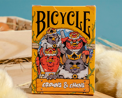 BICYCLE CHKNS & CROWNS PLAYING CARDS